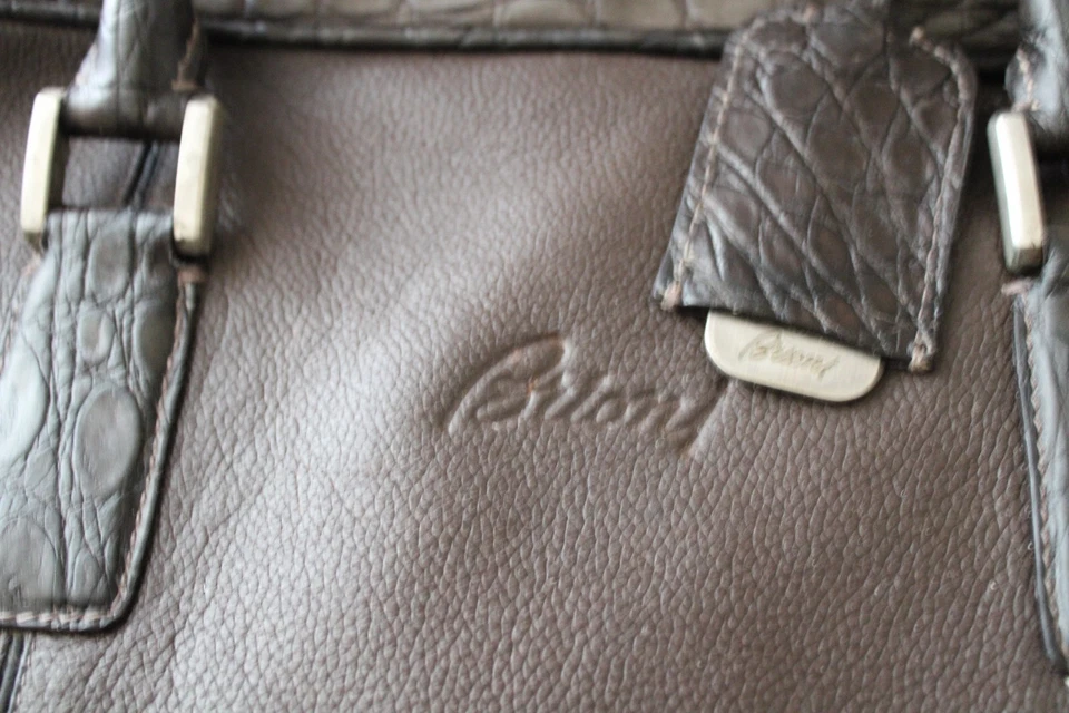 Bolsa Brioni Crocodile Weekender US$ 25.000, Ultra Rara e 100% Autêntica!!! - Imagem 2 de 4