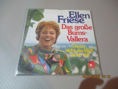 (1)  7'' Single Vinyl - Ellen Friese - Das große Bums-Vallera