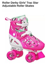 Roller Derby Girls' Trac Star Adjustable Roller Skates SIZE 12-2
