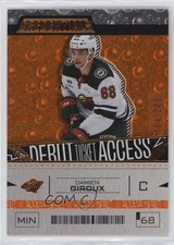 2023 Upper Deck Credentials Debut Ticket Access Orange /249 Damien Giroux 1r7x