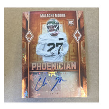 2025 Panini Phoenix Malachi Moore Rookie Autograph Insert Jets PHP-MAM