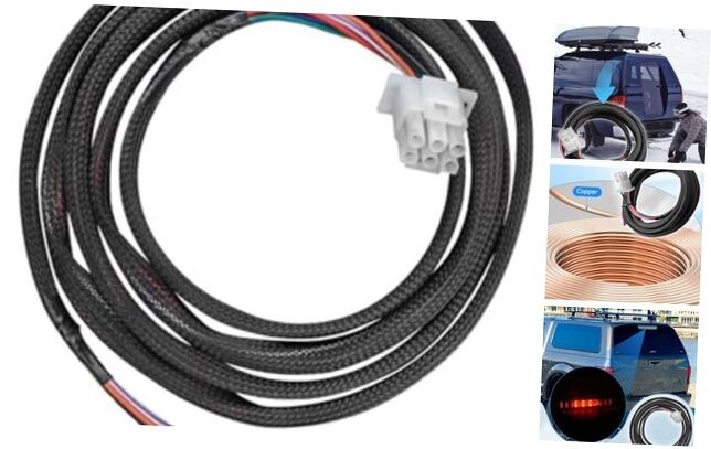 6 Pin Wiring Harness Fit for Leer Truck Camper Topper with TAG