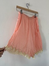 Antique 1920s Pleated Silk/Lace Tap Pants Lingerie Shorts Elastic Waist AS IS
