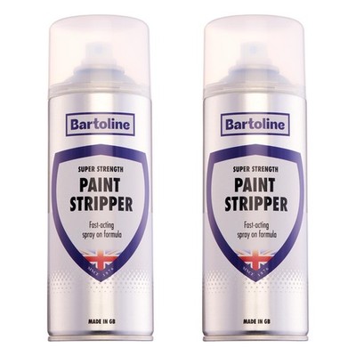 2x Bartoline Abbeizer griffige Formel Lack Lackentferner 400 ml