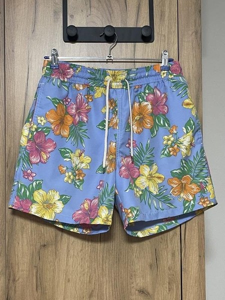 Men Polo Ralph Lauren Shorts Blue Polyester M