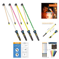4Er LED Laternenstab Elektrisch 50Cm FüR St Martin,Sankt Martin Laterne Kinder