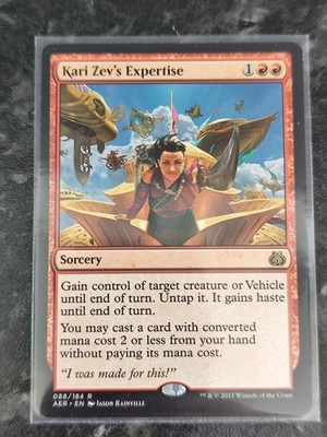 MTG - Kari Zev's Expertise - Aether Revolt - 88/184 - Rare