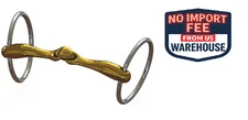 Neue Schule Turtle Tactio Flex Loose Ring Snaffle Bit (16mm) Salox Gold 10979.