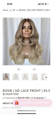 Freedom Couture Women's HD Lace Wig