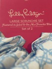 Lilly Pulitzer Large Hair Scrunchie Set Soleil 2 It On Me And Frenchie Blue NWT — photo 2