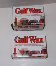 2 Gulfwax Gulf Wax Household Paraffin Wax 16 oz. for Canning/Candle Making