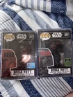 LOT OF 2 Exclusive Star Wars Funko Pops Boba Fett Special 297 Sealed Hard Cases