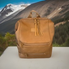 Dagne Dover Indi Neoprene Diaper Backpack Large - Camel Brown 230 MSRP XLNT 