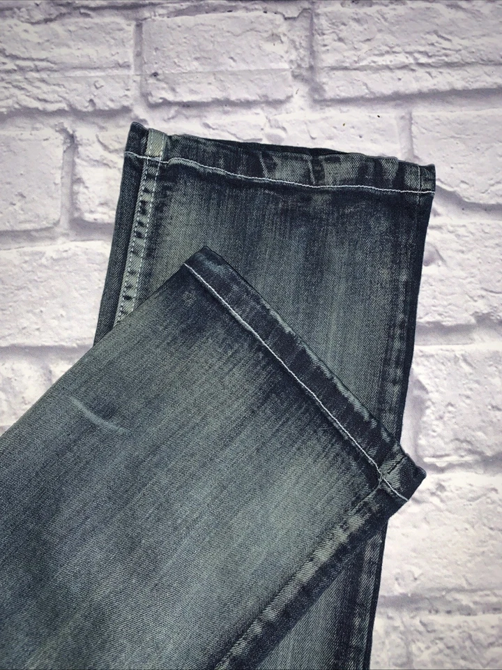 Marc Ecko Jeans Mens 34x32 Cut and Sew Distressed Blue Denim - Image 4 of 4