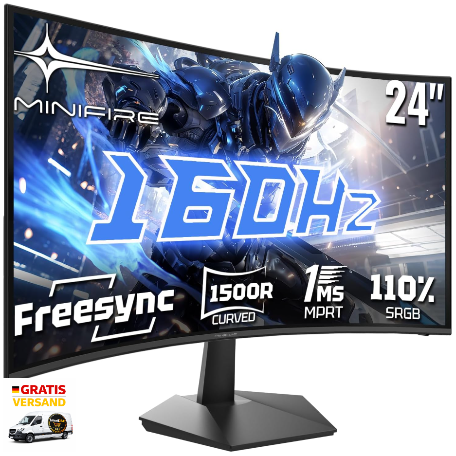 Gaming Monitor 24 Zoll 160Hz FHD 108