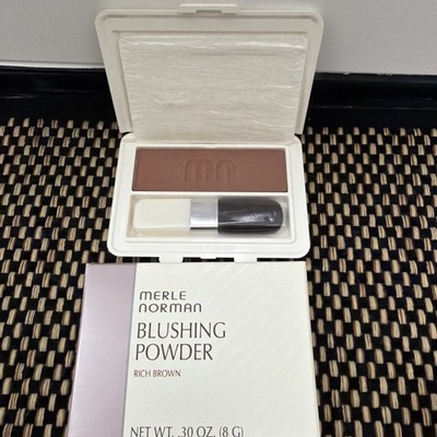 Merle Norman RICH BROWN #04278 Blushing Powder .30 Oz/8g