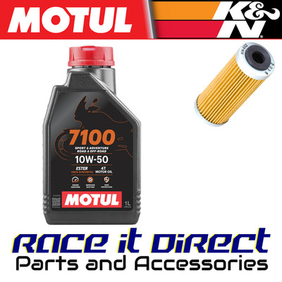 Öl und Filter für Gas Gas EC250 F 2021-2023 MOTUL 7100 & K&N
