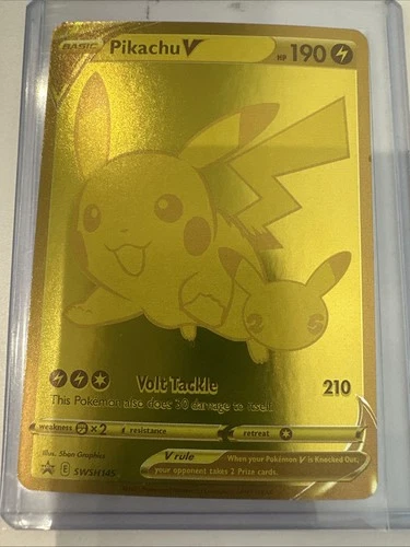 Pikachu V SWSH145 SWSH: Sword & Shield Black Star Promo Celebrations 25th Anny