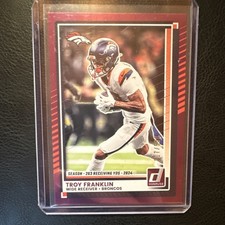 2025 Panini Donruss Base Set Troy Franklin Broncos Football Card #210