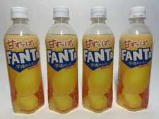 FANTA SWEET SOUR LEMON FLAVOR SODA 2025 JAPANESE LIMITED EDITION *4 BOTTLES