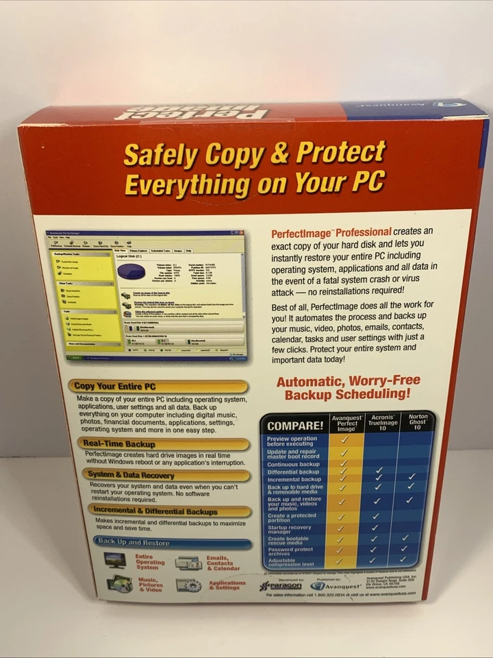 Avanquest Software Perfect Image Professional Brand New Sealed In Box Old Stock - Image 2 of 4