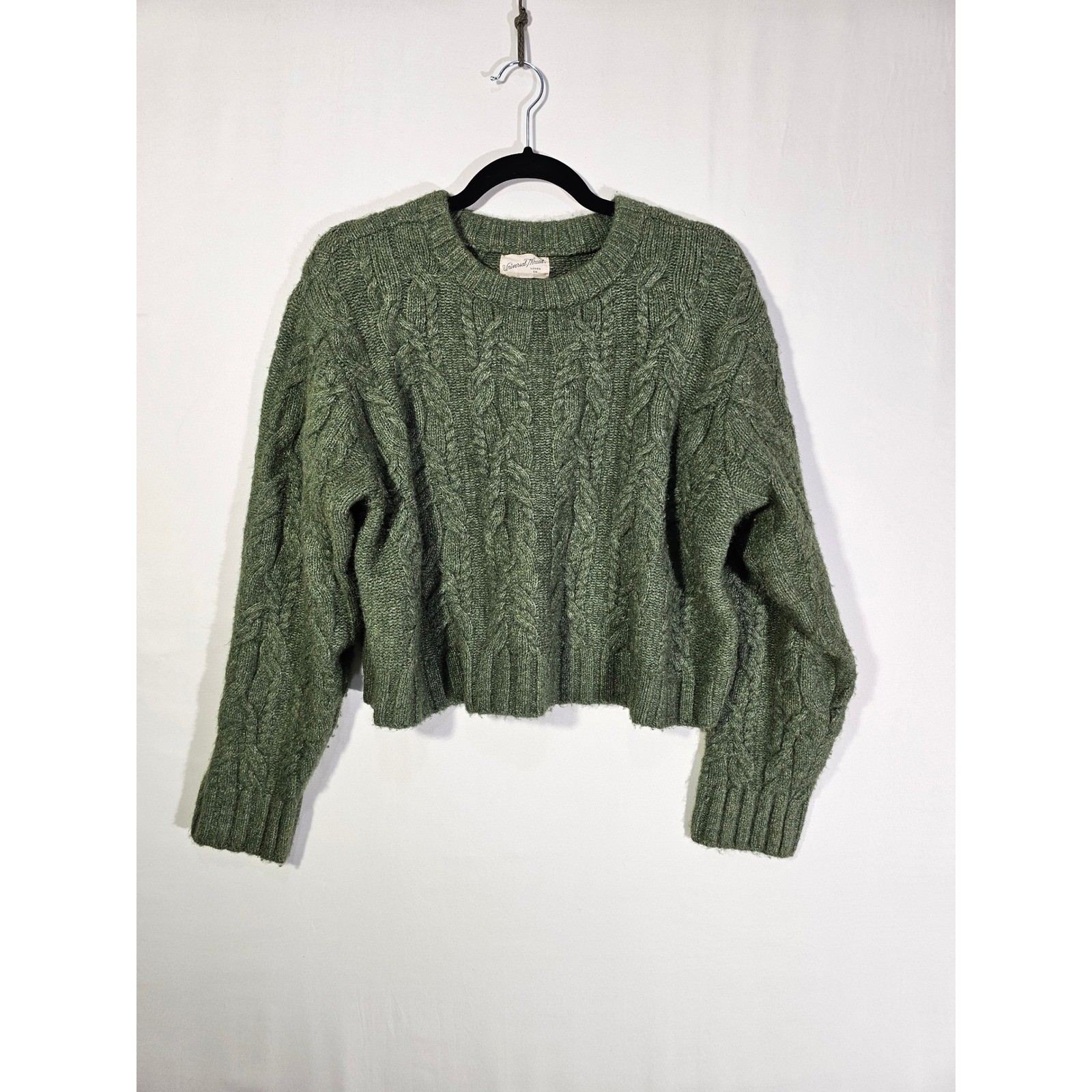 Cottagecore Universal Thread Cable Knit Sweater W… - image 1