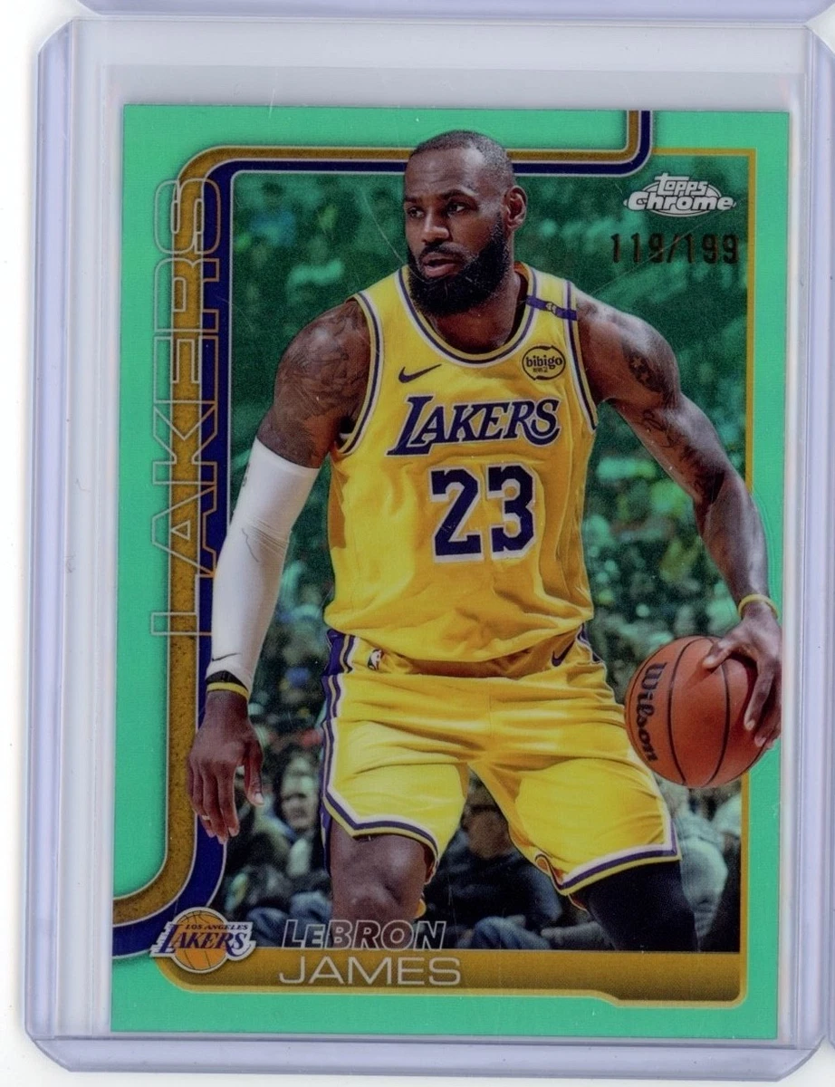 Topps LeBron James Basketball Serial Numbered Sports Trading Cards