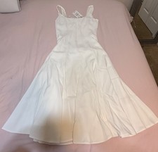Zara Ecru ZW Collection Midi Dress- size M