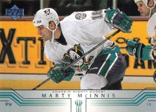 Marty McInnis 2001-02 Upper Deck #237 Anaheim Mighty Ducks Hockey