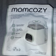 Momcozy Detergent Tablets for BS03 Auto Bottle Washer 30 Tablets White
