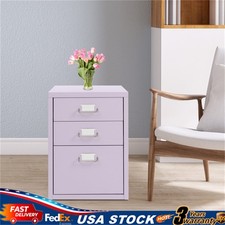3 Drawers Mobile Filing Cabinet Home Office U...