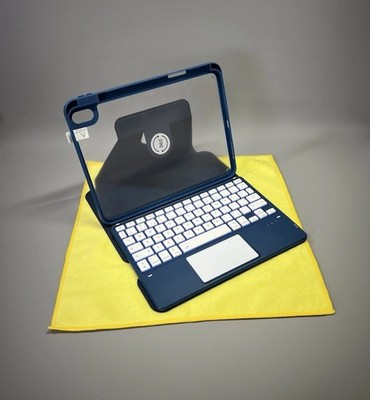 Folio Tastatur Abdeckung Ständer 7 Farben Hintergrundbeleuchtung Touchpad Hülle für iPad A16 10,9/11''