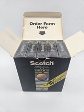 Lot of 5 Scotch Video Cassette Tape EG L 750 Beta Max Blank Tape NEW  SEALED. X
