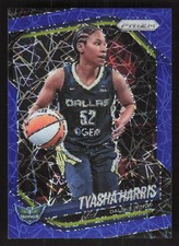 2025 Panini Prizm WNBA Blue Velocity Prizms Tyasha Harris #130 Dallas Wings
