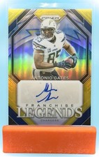 2023 Prizm Antonio Gates #8 Franchise Legends Signatures Gold /10