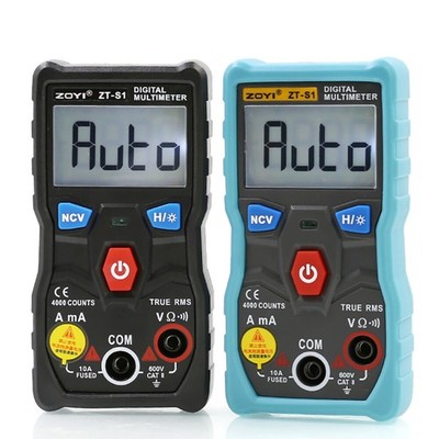 Digital-Multimeter Auto Range AC DC V/A Ohm Current Meter Tester ZT-S1,ZT-C1/C2