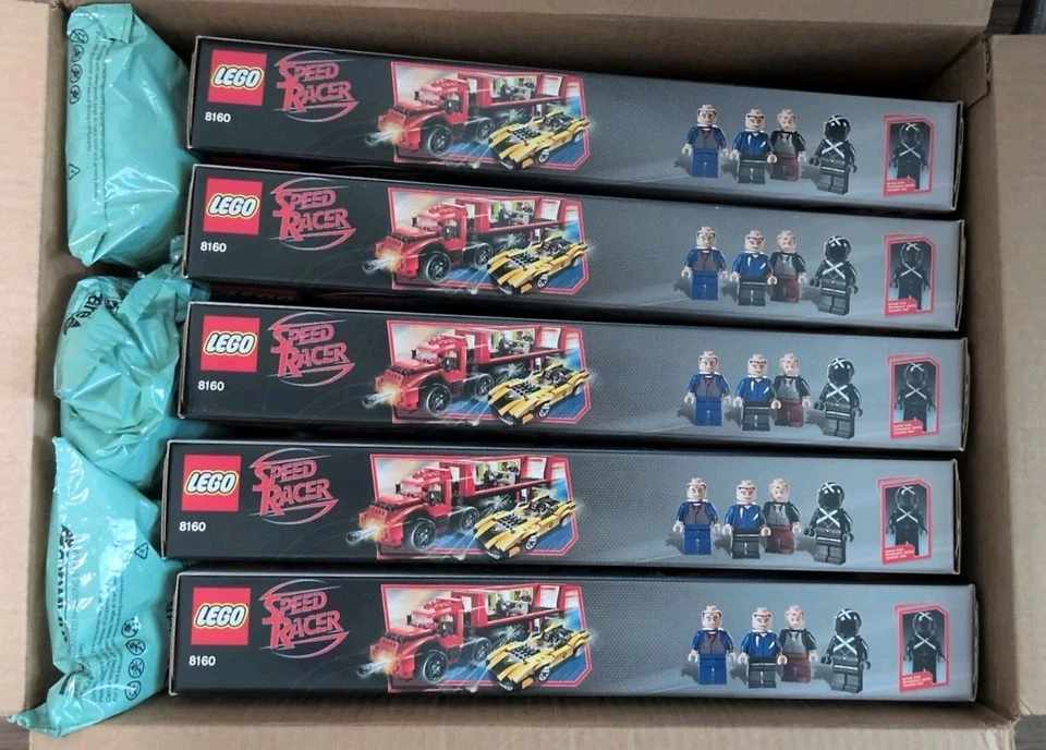 LEGO SPEED RACER: Cruncher Block & Racer X 8160 New Sealed SEE Pics Fast Ship - Image 4 of 4