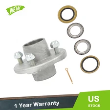 For 2000 lbs.1"or1.0625" Spindle With Trailer Bearing Kit  4 on 4" Trailer Hub