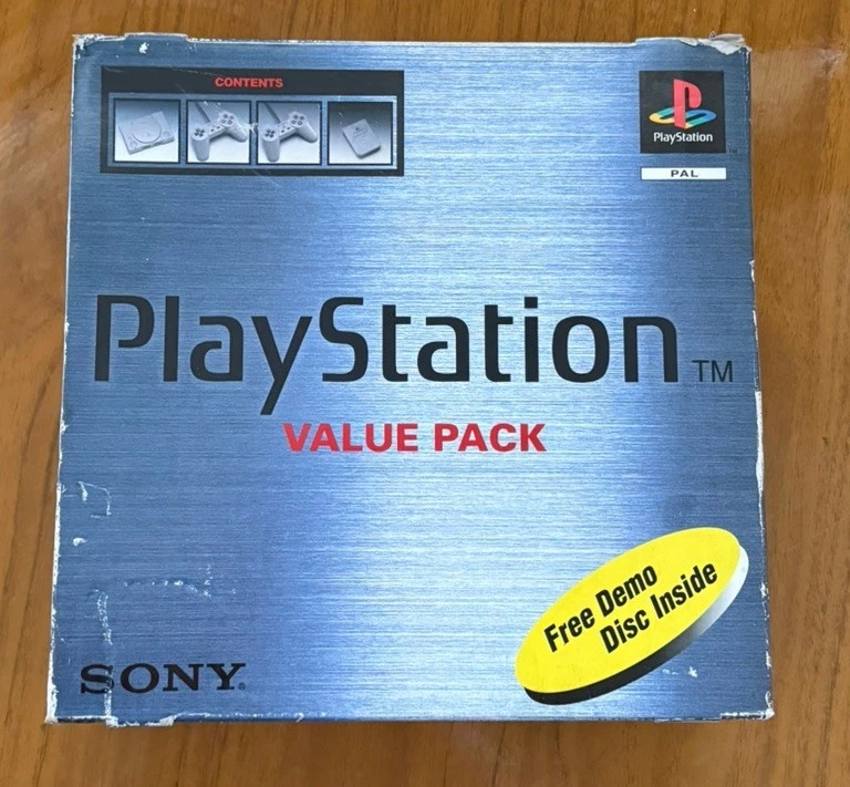 Console Playstation et 2 manettes en boîte - PSX - Console Occasion Pas Cher - G
