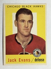 1959-60 Topps #30 Jack Evans (EX)