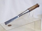 Atsunomi Japanese Timber Framing Mortise Chisel 9/16+" Cut 11.25" Long Signed — photo 3