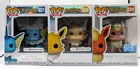 Funko Pop! Pokémon Center Exclusive Pearlescent Jolteon, Vaporeon, Flareon Set