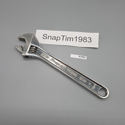 #ad Snap On 12quot; Adjustable Wrench 300mm FAD12 Chrome Jaw Adjust Wrench $64.99
