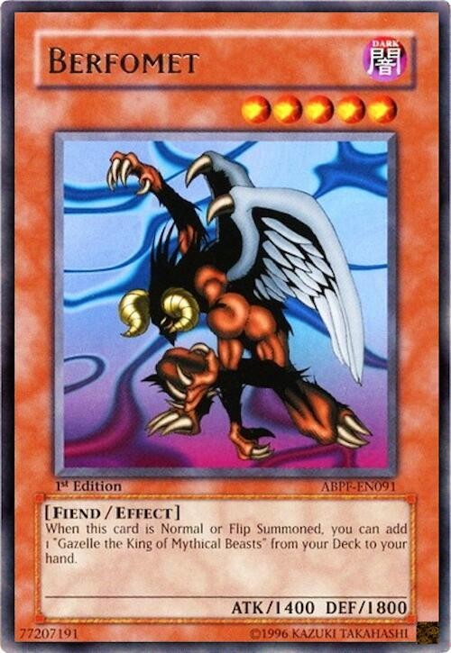 Berfomet 1st Edition Rare Absolute Powerforce ABPF-EN091 LP