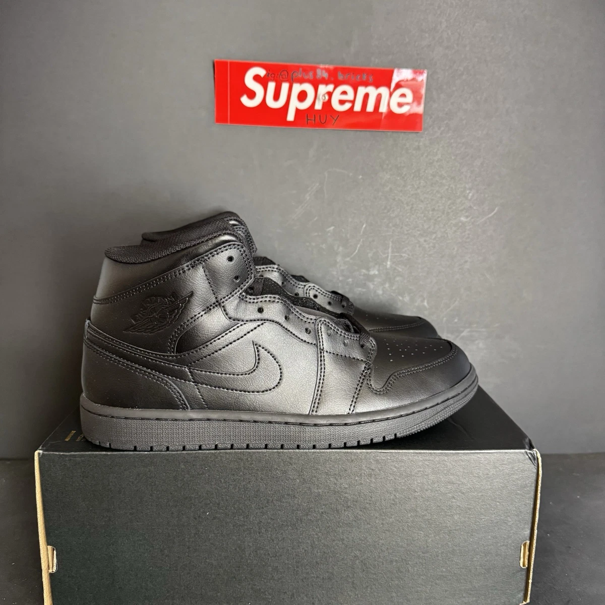 Nike Air Jordan 1 トリプルブラック 27.5 supreme Nike Air Jordan 1 Low 