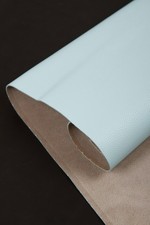 Piel de cuero de vaca de grano completo azul claro, 0,8-1,2 mm, curtido vegetal, 20-25 pies cuadrados