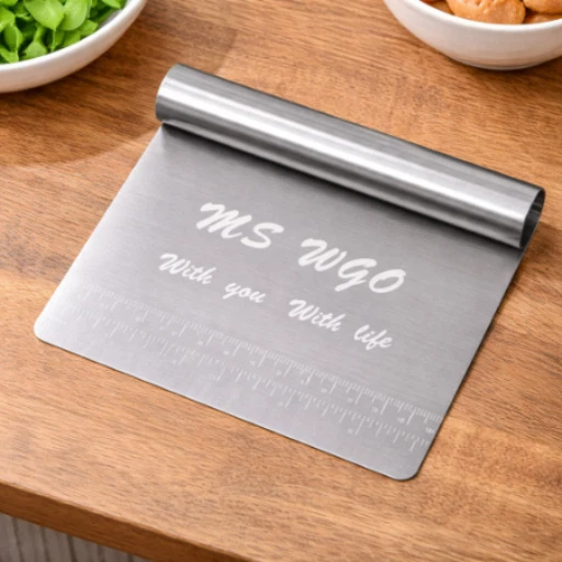 Stainless Steel Dough Scraper & Cutter with Measuring Scale
Opens in a new window or tab