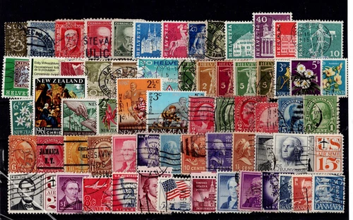 WORLDWIDE - Lot of old stamps.