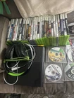 Microsoft Xbox 360  black game system  Video Game Lot Of 39  games