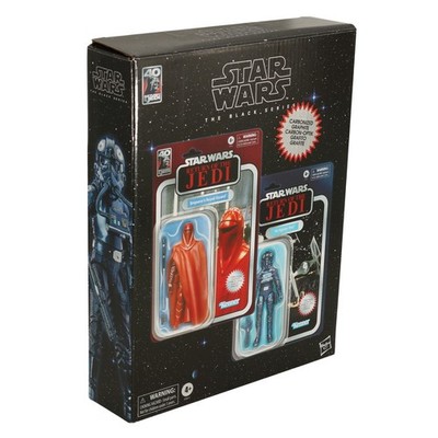 Carbonized Emperor s Royal Guard & Tie Fighter- MIB - Star Wars Black Series
